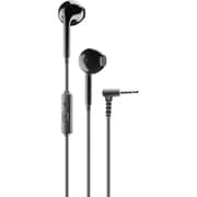 AUCAPSULE2K [VOICE CAPSULE iPhoneスマホ用 3.5mm対応 マイク付イヤホン 黒]