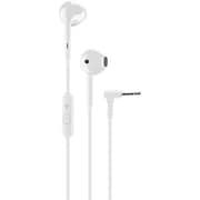 AUCAPSULE2W [VOICE CAPSULE iPhoneスマホ用 3.5mm対応 マイク付イヤホン 白]