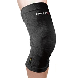 ZK-MOTION 左右兼用 381601 ブラック Sサイズ(ヒザ上10センチの太さ：36～40cm) 1枚入り [フィットネス サポーター 膝用]