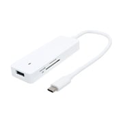 USB3.2 Gen2対応USBハブ 4ポート Type-Cタイプ USB2.0カードリーダー搭載 ホワイト USH-10G2C/WH