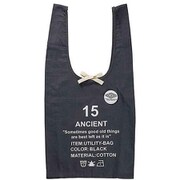 ANCIENT ユーティリティバッグ 15 2WAY ショッピングバッグ 薄手 コンパクト エコバッグ ネイビー
