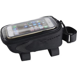 トップチューブバッグ SERFAS スマートフォントップチューブバッグ 10X8X18CM 0.4L ブラック 013941