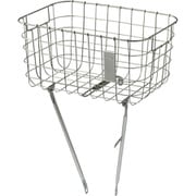 カゴ BASIL ロビン 31X47X25CM カゴ/ステーセット シルバークラウド 014268