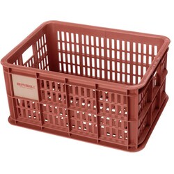 カゴ BASIL クレート S 17.5L テラレッド 014350