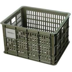 カゴ BASIL クレート M 29.5L モスグリーン 014356
