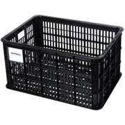 カゴ BASIL クレート L 40L ブラック 014360