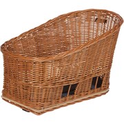 カゴ BASIL パスジャ ウィッカー ドッグリアバスケット 38L MIKアダプタープレートツキ ナチュラル 014366