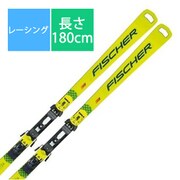 スキー板「フィッシャー RC4 WORLDCUP CT M/O-PLATE B06822X21 180cm」+ビンディング「フィッシャー RC4 Z14 FREEFLEX ST T00521 Brake 85」セット [22-23モデル レーシング]