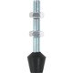 M10X65 [育良 トグルクランプ用ゴム付ボルト（31906）]