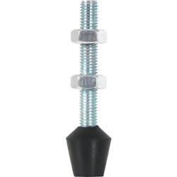 M10X65 [育良 トグルクランプ用ゴム付ボルト（31906）]