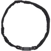 カギ KUHAKU 蜜柑(ミカン) 4MMX90CM スチールチェーン+ダイヤルロック ブラック 030369