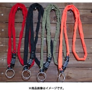 カギ KUHAKU 蜜柑(ミカン) ダブルループ 4MMX140CM スチールチェーン+ダイヤルロック ブラック 030377