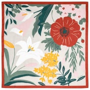 Sa75-02A [風呂敷 75cm 中判 Sarahbel the timeless 二巾ふろしき Blossom エコバッグ レッド]