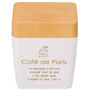 お弁当箱 2段 Cafe de Paris 木目BCランチ トール 650ml ランチボックス ホワイト