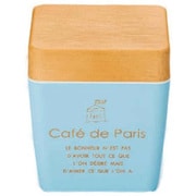 お弁当箱 2段 Cafe de Paris 木目BCランチ トール 650ml ランチボックス ブルー