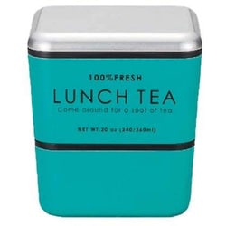 弁当箱 2段 600ml LUNCH TEA スクエアネストランチ グリーン
