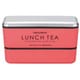 お弁当箱 2段 LUNCH TEA 長角ネストランチ 730ml ランチボックス ピンク