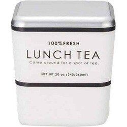 弁当箱 2段 600ml LUNCH TEA スクエアネストランチ ホワイト