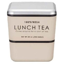 弁当箱 2段 600ml LUNCH TEA スクエアネストランチ グレー