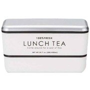 お弁当箱 2段 LUNCH TEA 長角ネストランチ 730ml ランチボックス ホワイト