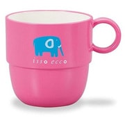 コップ マグカップ isso ecco Animal S アニマル柄 食器 ピンク