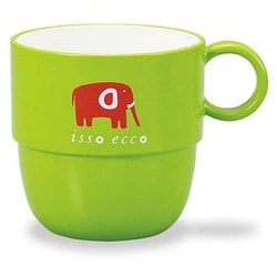 コップ マグカップ isso ecco Animal S アニマル柄 食器 グリーン