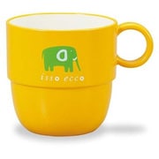 コップ マグカップ isso ecco Animal S アニマル柄 食器 イエロー