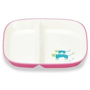 ランチプレート ワンプレート isso ecco Animal アニマル柄 21cm 食器 ピンク