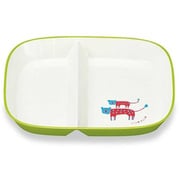 ランチプレート ワンプレート isso ecco Animal アニマル柄 21cm 食器 グリーン