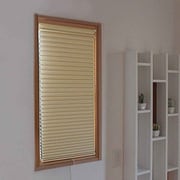 断熱スクリーン UVカット 小窓用 幅59×高さ90cm 突っ張り棒付き ハニカムシェード ベージュ NHT-3101S