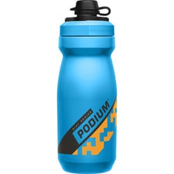 自転車ボトル PODIUM DIRT 620（ポディウム ダート） V5 620ml ブルー 軽量 キャップ付き ボトルケージ対応 065227