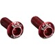 ボトルケージパーツ KCNC トルクススクリュー 2PCS レッド 083042