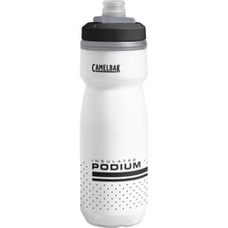 自転車ボトル PODIUM CHILL 620（ポディウム チル） V5 620ml ホワイト/ブラック 保冷 軽量 ボトルケージ対応 18892138