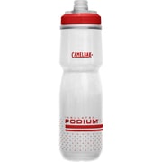 自転車ボトル PODIUM CHILL 710(ポディウム チル) V5 710ml フィアリーレッド/ホワイト 保冷 軽量 ボトルケージ対応 18892166