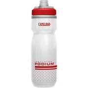 自転車ボトル PODIUM CHILL 620(ポディウム チル) V5 620ml フィアリーレッド/ホワイト 保冷 軽量 ボトルケージ対応 18892169