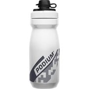 自転車ボトル PODIUM DIRT 620（ポディウム ダート） V5 620ml ホワイト 軽量 キャップ付き ボトルケージ対応 18892202