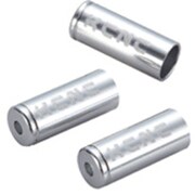 ケーブルパーツ KCNC ハウジングエンドキャップ 4MM シフト アウターキャップ10PCS シルバー 220600