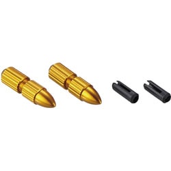 ケーブルパーツ KCNC スレッドロックインナーキャップ シフトケーブル用 2PCS ゴールド 220625