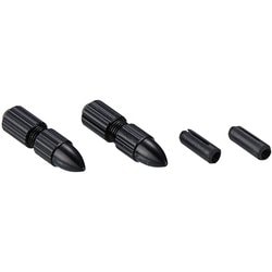 ケーブルパーツ KCNC スレッドロックインナーキャップ ブレーキケーブル用 2PCS ブラック 220633