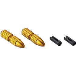 ケーブルパーツ KCNC スレッドロックインナーキャップ ブレーキケーブル用 2PCS ゴールド 220635