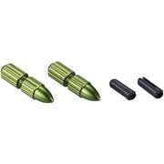 ケーブルパーツ KCNC スレッドロックインナーキャップ ブレーキケーブル用 2PCS グリーン 220636