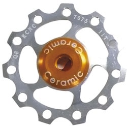 ディレーラーパーツ KCNC セラミックジョッキーホイール 11T プーリー 11S/10S/9S シルバー 304398