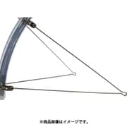 フェンダーパーツ RITEWAY_AM_PA MSV ステー 400MM ダブルステーフェンダー用 2PC シルバー 365568