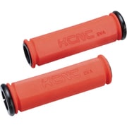 グリップ KCNC EVA ロックオン グリップ レッド 120MM + ブラック ロックリング 441112