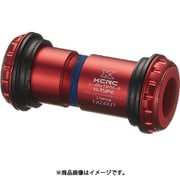 BBセット KCNC BB30ユニバーサルアダプターロード 68MM 24/25MMクランクアクスル用 レッド NBB30-001R 683183