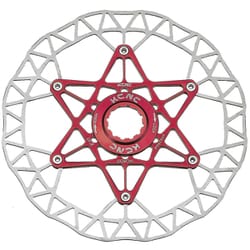 ディスクブレーキパーツ KCNC センターロックディスクローター 160MM レッド 683518