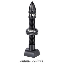 チューブ KCNC アルミチューブレスバルブ 50MM ブラック AL7075 ラバー 761062
