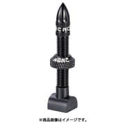 チューブ KCNC アルミチューブレスバルブ 65MM 35MM スレッド ブラック 761066