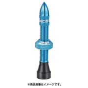 チューブ KCNC アルミチューブレスバルブ 65MM 35MM スレッド ブルー 761067