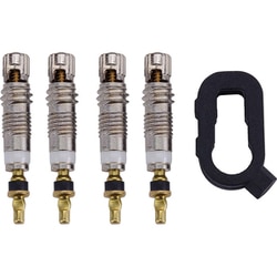 チューブパーツ BBB バルブコアセット 4PCS ブラス BTI-161 762962